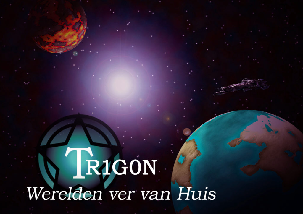 Tr1g0n Werelden ver van Huis doos (bovenkant) basisspel